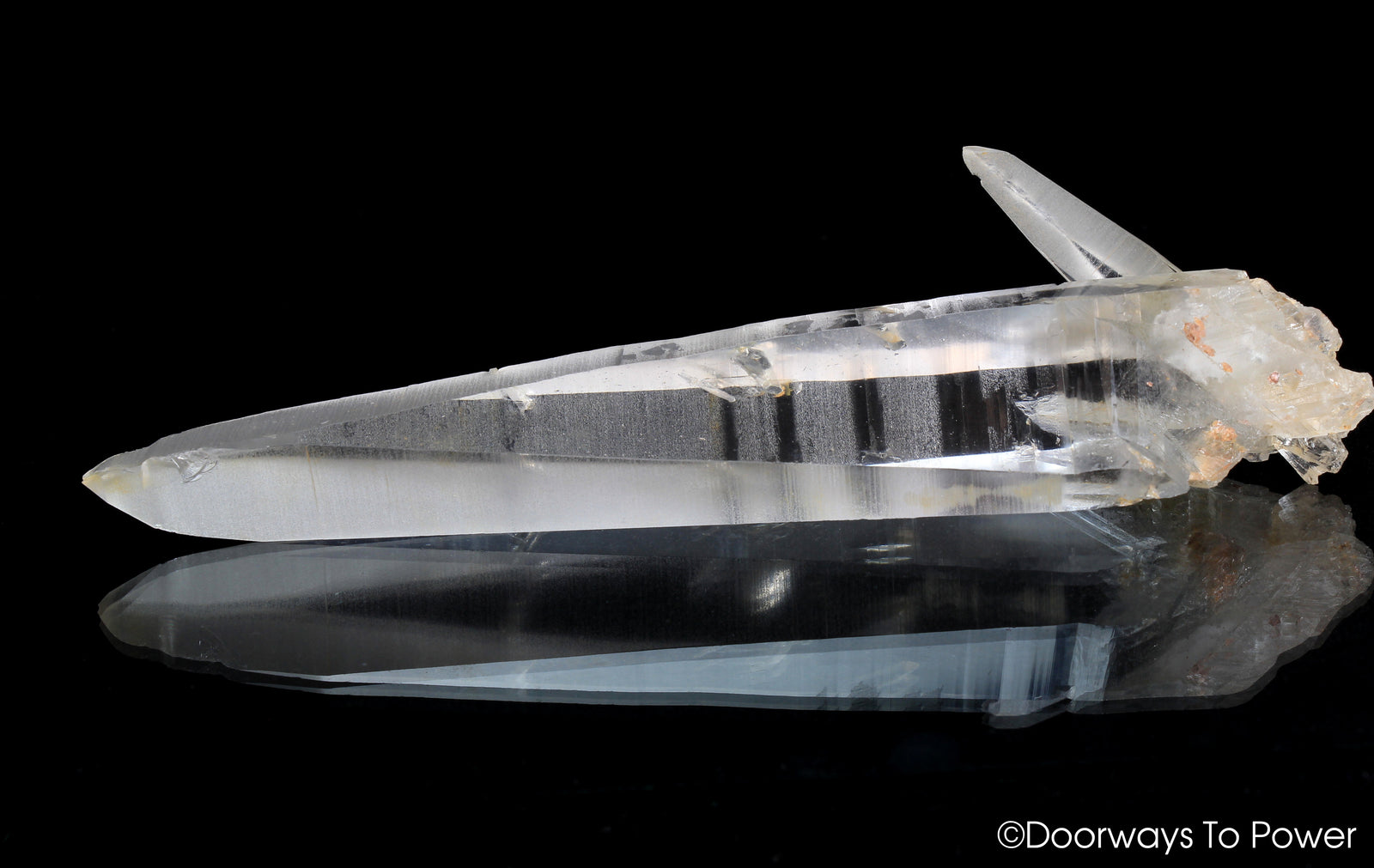 Lemurian Seed Bridge Inner Child Quartz Crystal Laser Wand 'Deep Penetrating Healing Energy'