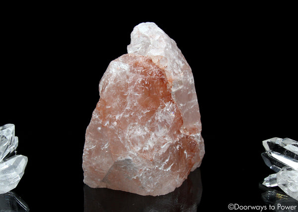 Pink Fire Azeztulite Quartz Crystal Altar Stone A+++ - Doorways to