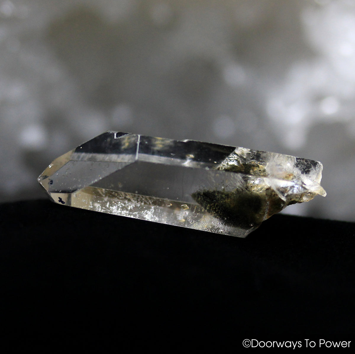 Brookite in Natural Quartz Point Record Keeper Synergy 12 Stone