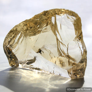 Celestial Gold Monatomic Andara Crystal Altar Stone 'Light of Heaven'