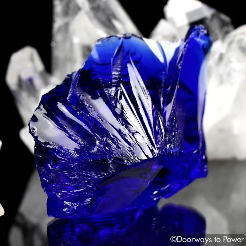 Tanzanite Fire Elestial Sapphire Monatomic Andara Crystal 'Lu·Mi·Nar·Y'