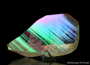 Angel Aura Lemurian Seed Quartz Meditation Crystal 