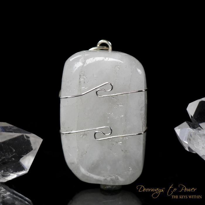  Azozeo Super Activated White Azeztulite Pendant