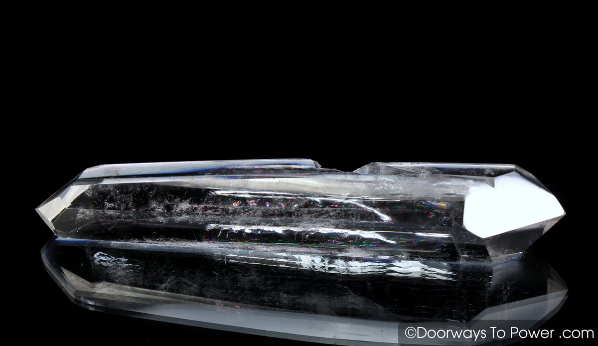 John of God Crystal Double Terminated Crystal Wand 'Weapon of Light'