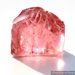 HGW Pink Monatomic Andara Temple Crystal 'Heart of God Within'