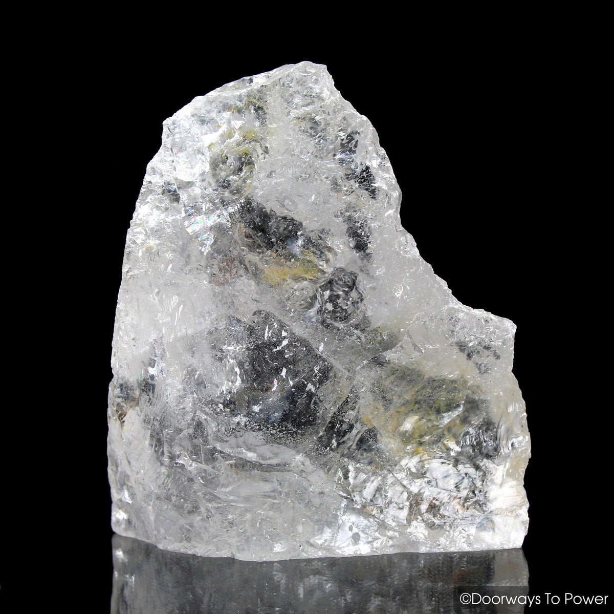 Satyaloka Quartz Azeztulite Altar Stone & Synergy 12 Stone