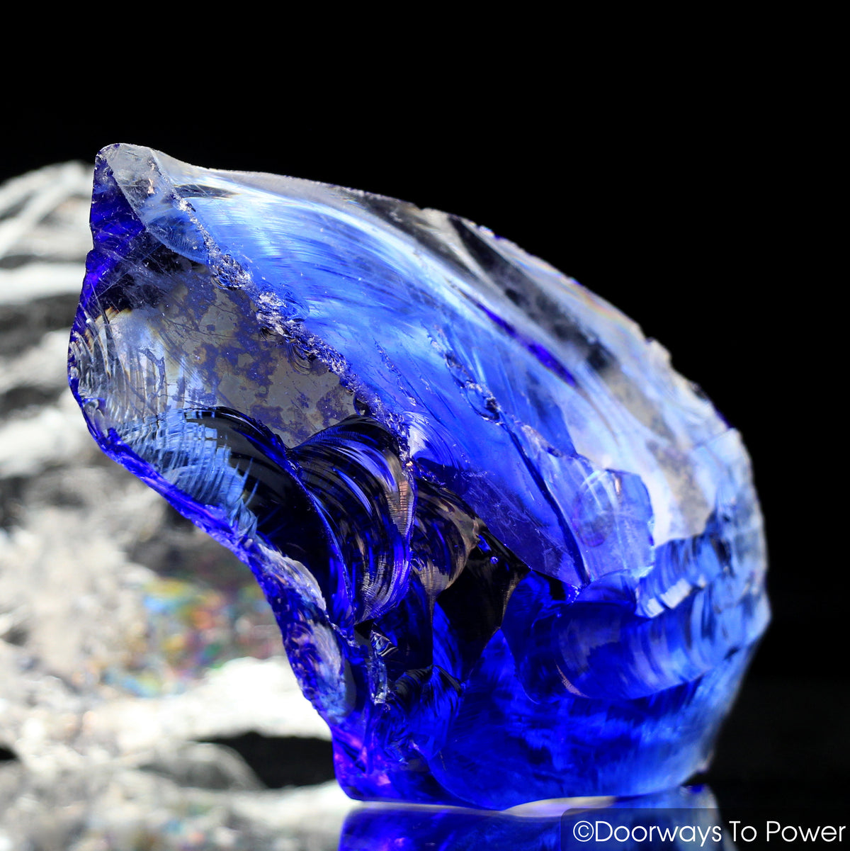 Tanzanite Fire Monatomic Andara Crystal Altar Stone 'Violet Flame'