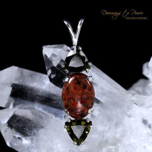 Rosophia Moldavite Crystal Pendant