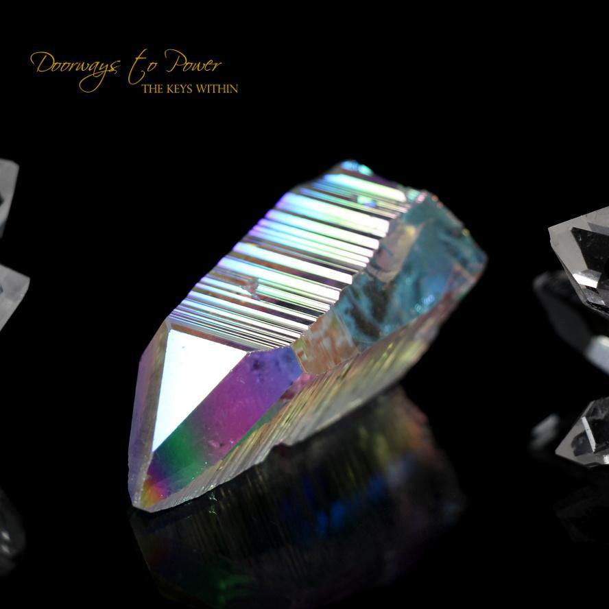 Angel Aura Lemurian Quartz Crystal 