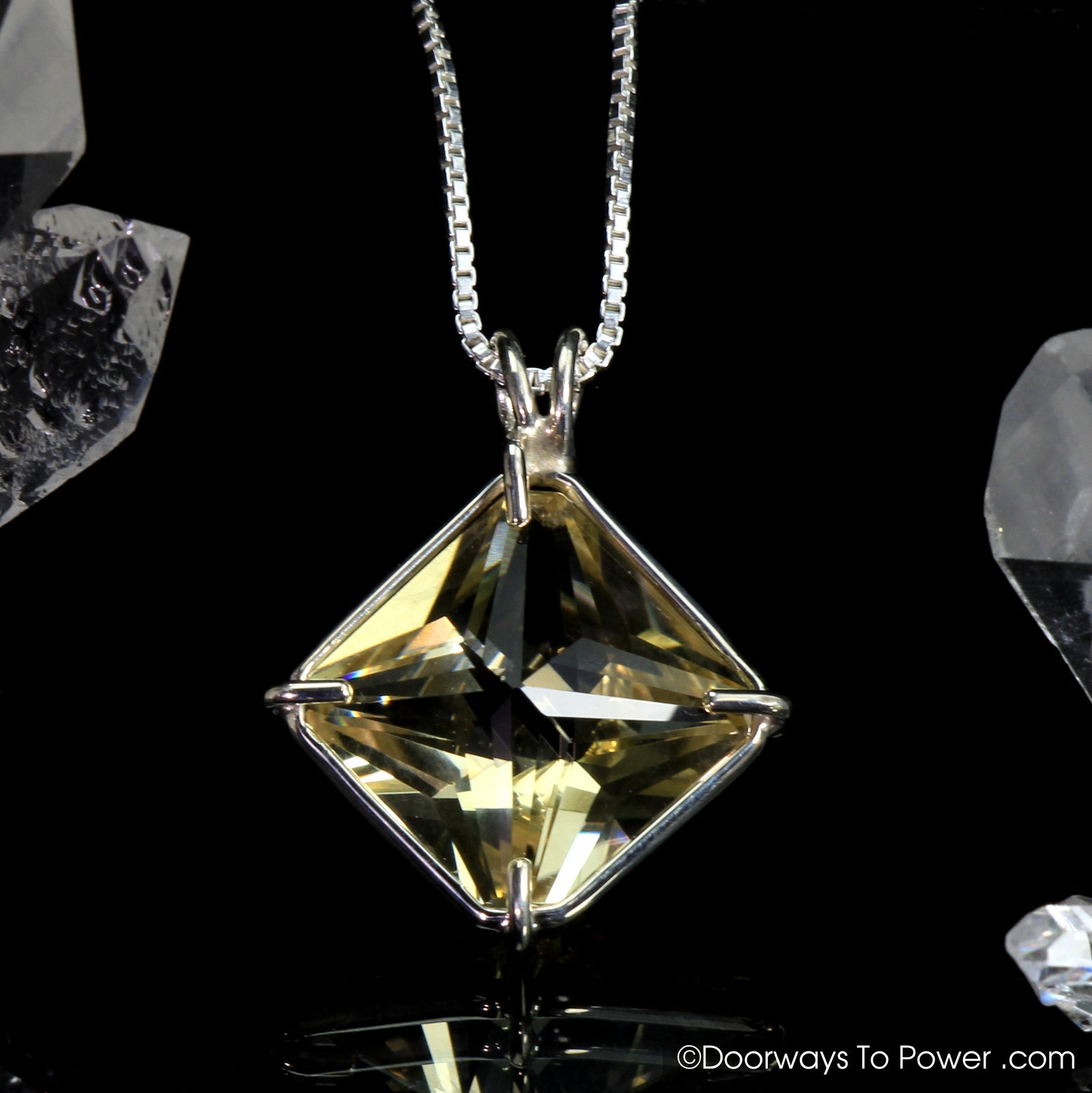 Golden Labradorite Magician Stone Pendant