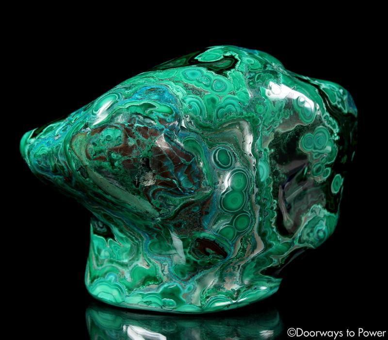 Malachite & Chrysocolla Crystal Specimen 'Stone of the Goddess' A++