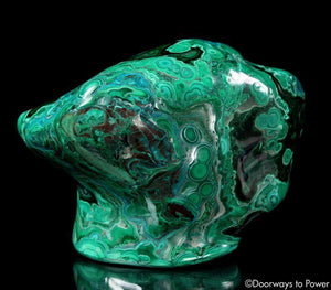 Malachite & Chrysocolla Crystal Specimen 'Stone of the Goddess' A++