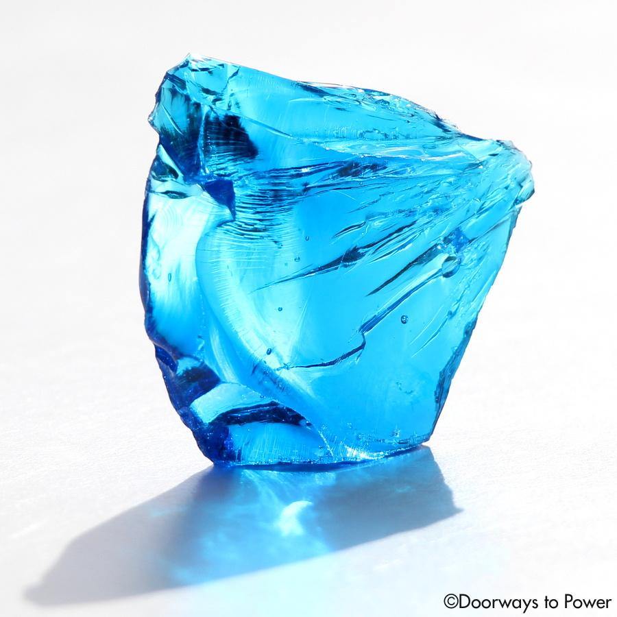 Electric Blue Atlantean Andara Crystal 'Pleiadian Emissaries of the Light'