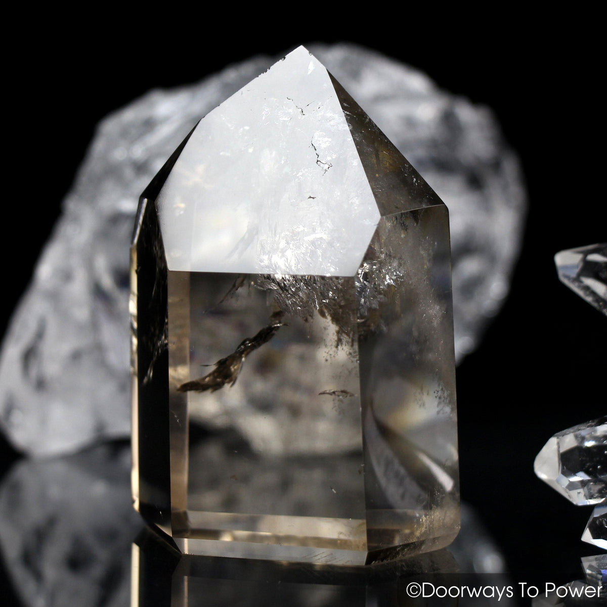 John of God Citrine Quartz Crystal Temple Heart Dow 