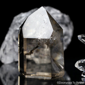 John of God Citrine Quartz Crystal Temple Heart Dow 