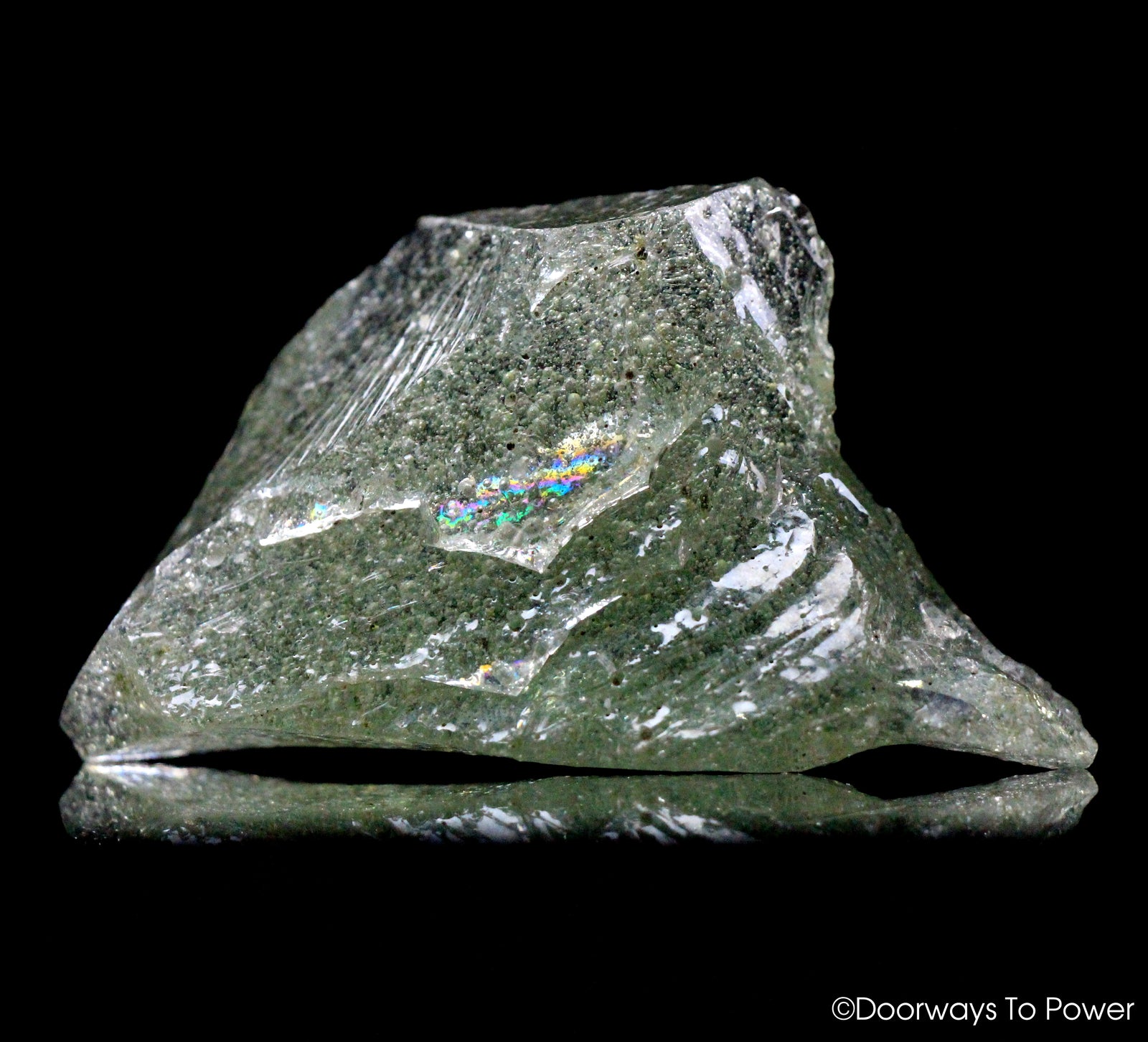 Tibetan Elder Sea Foam Andara Crystal 'Mahatmas Wisdom'