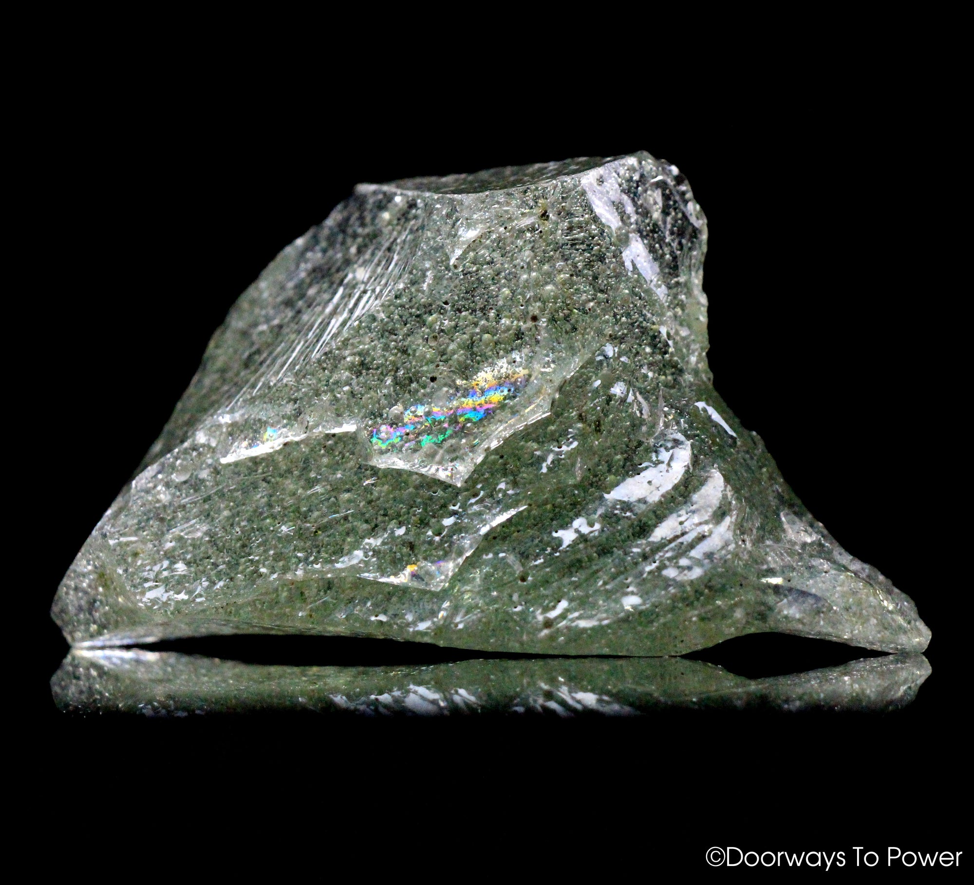 Tibetan Elder Sea Foam Andara Crystal 'Mahatmas Wisdom'