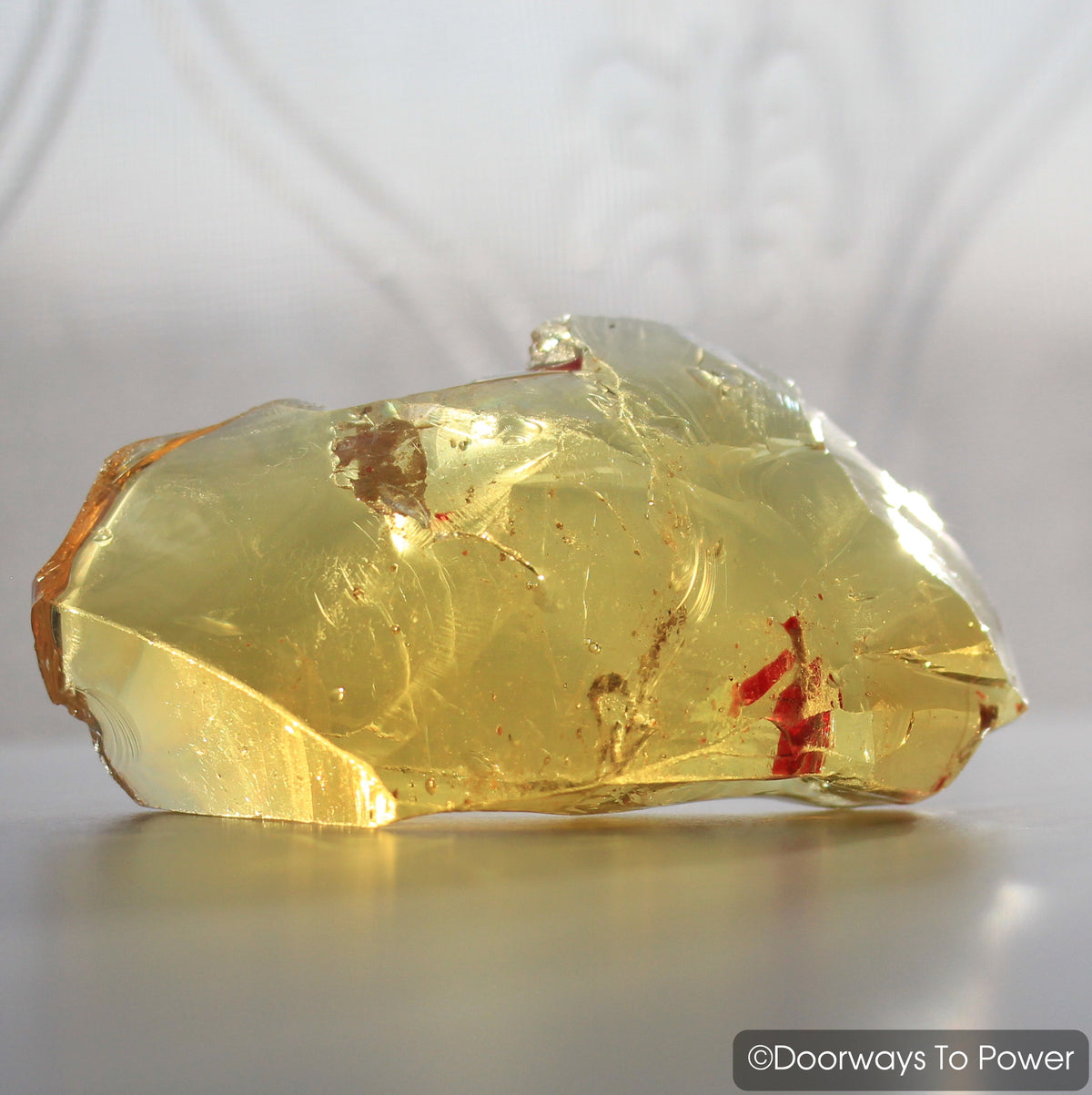 Solaris Monatomic Andara Crystal Glass with Rainbows 'Cosmic Compass'