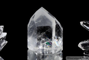 Lemurian Light White Phantom Quartz Shaman Dow Crystal 'RE BIRTH'