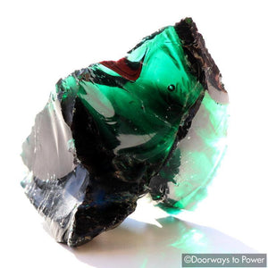 Emerald Green Thoth the Atlantean & Dragons Blood Andara Crystal 