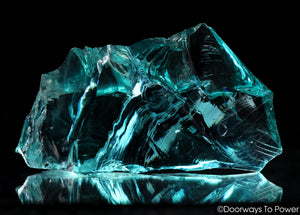 Aqua Serenity Monatomic Andara Crystal 'Atlantean Hologram' w/ Rainbows (Rare & Special)