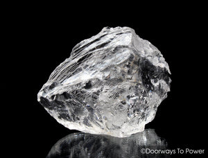 Satyaloka Clear Azeztulite Master Record Keeper Crystal Altar Stone