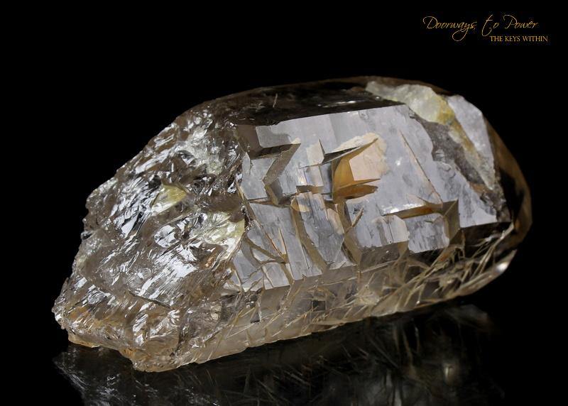 Golden Harmonics Spirit Paths Quartz Crystal 'Bridge to Infinity'