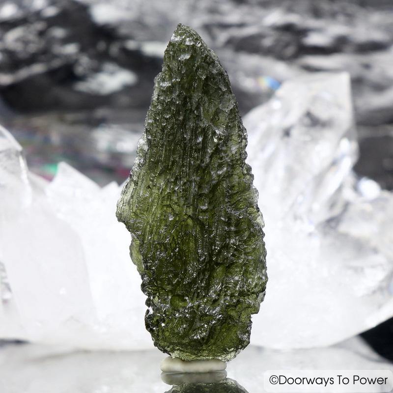 Moldavite Tektite Synergy 12 Stone
