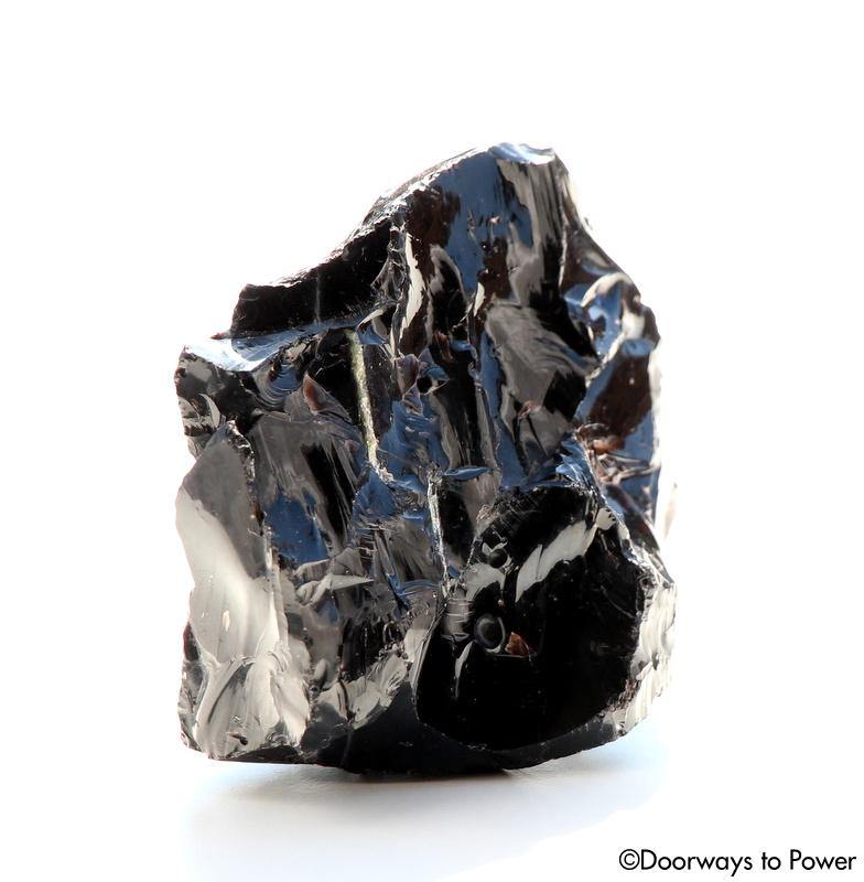Iridium Black Monatomic Andara Crystal 'Mastery of the Mysteries'