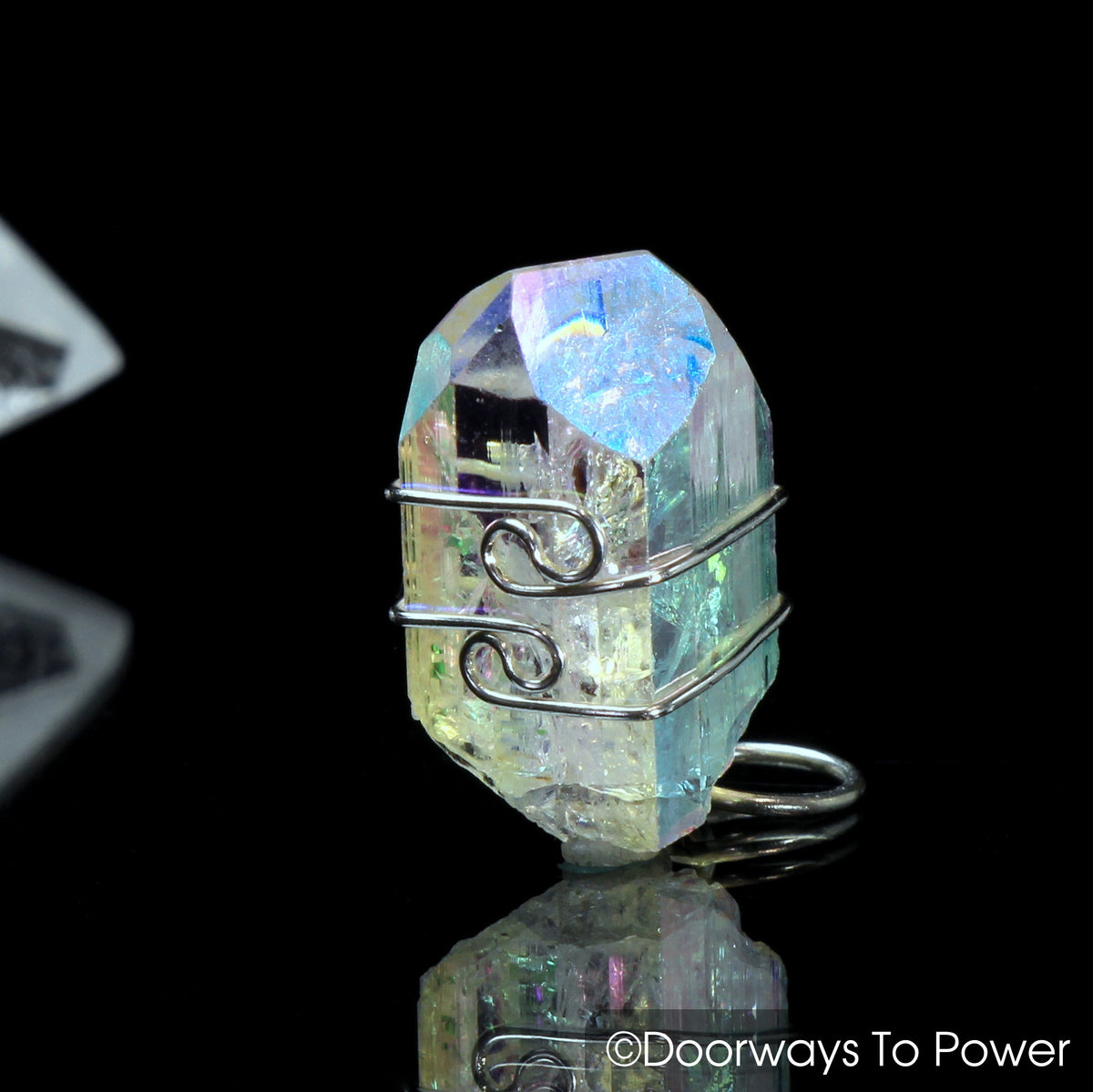 Angel Aura Danburite Crystal Pendant