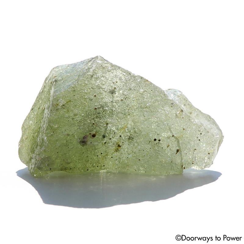 Tibetan Green Sea Foam Elder Andara Crystal 'Mahatmas Wisdom'