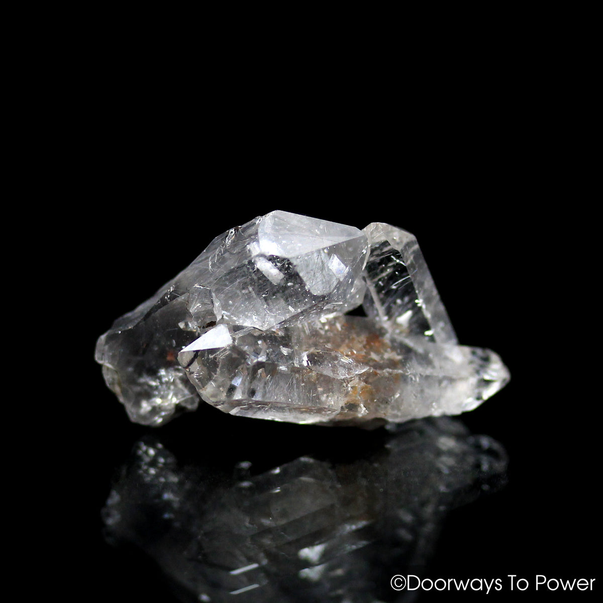 Brookite in Quartz Cluster Starbrary Twin Future Time Link Crystal Synergy 12 Stone RARE