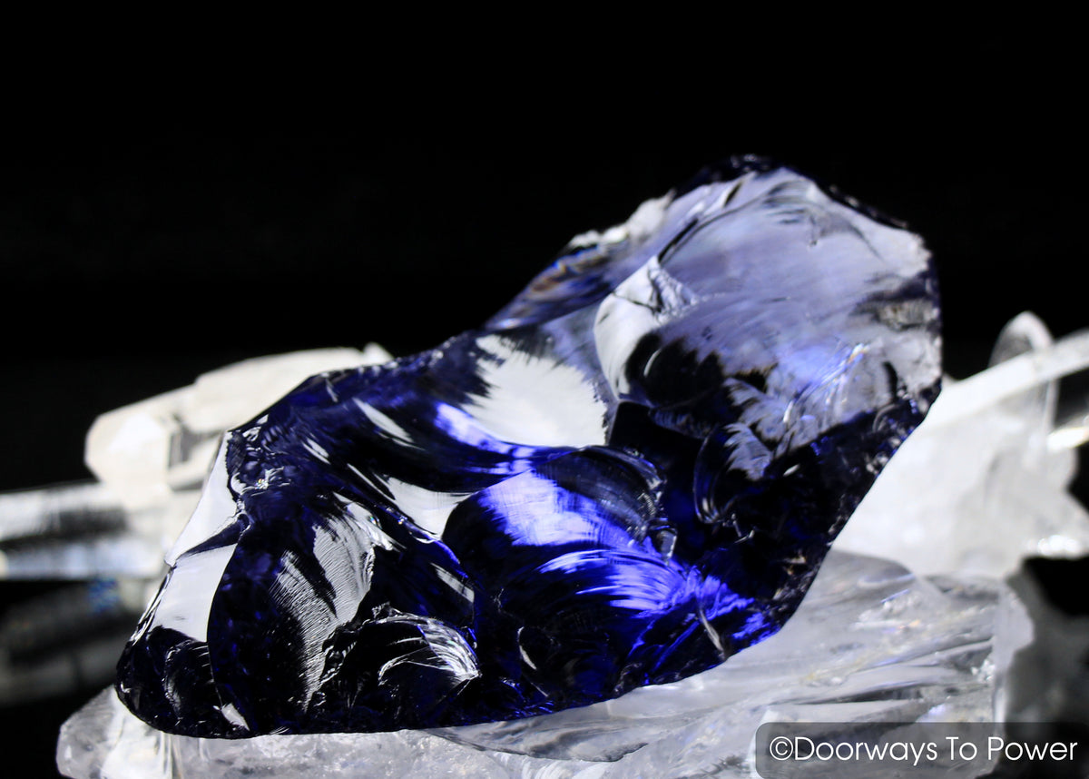 Sovereign Amethyst Monatomic Andara Crystal Glass “SAHASRARA” RARE