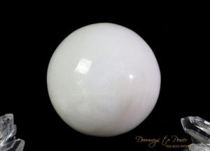 White Light Barite Sphere