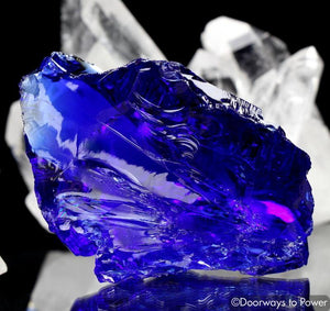 Tanzanite Fire Elestial Sapphire Monatomic Andara Crystal 'Lu·Mi·Nar·Y'
