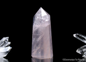 John of God Blessed  Rose Quartz Casa Crystal 