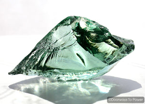 Ethereal Mint Monatomic Andara Crystal Sculpture 'FIRMAMENT'