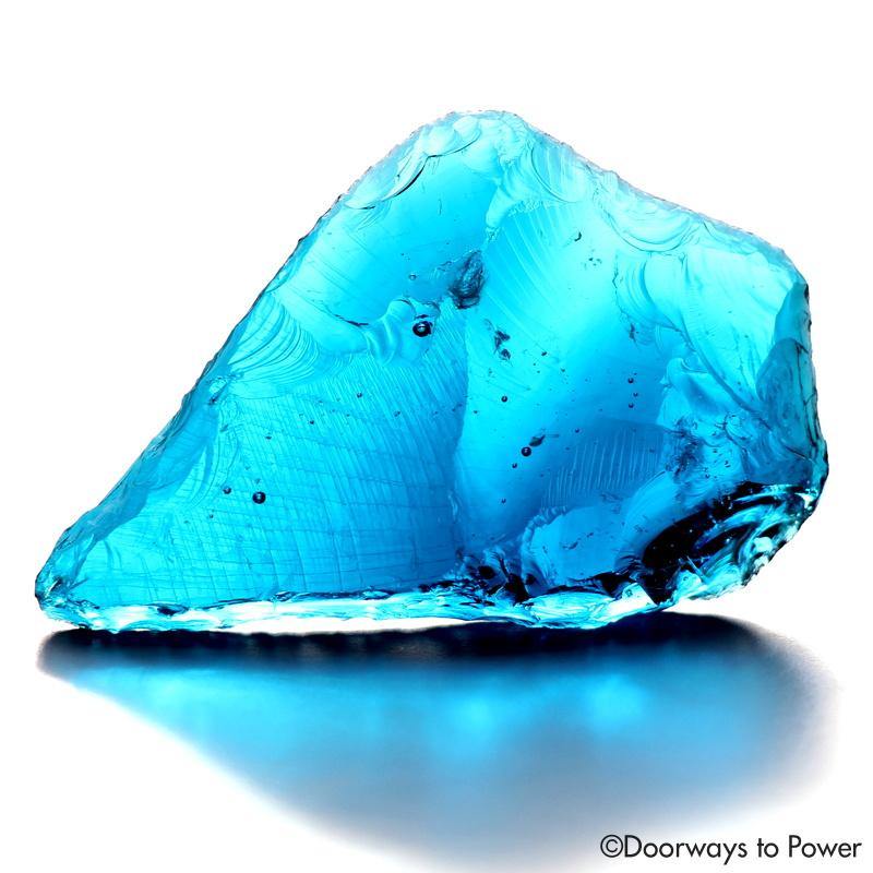 Electric Blue Atlantean Monatomic Andara Crystal 'Pleiadian Emissaries of the Light'