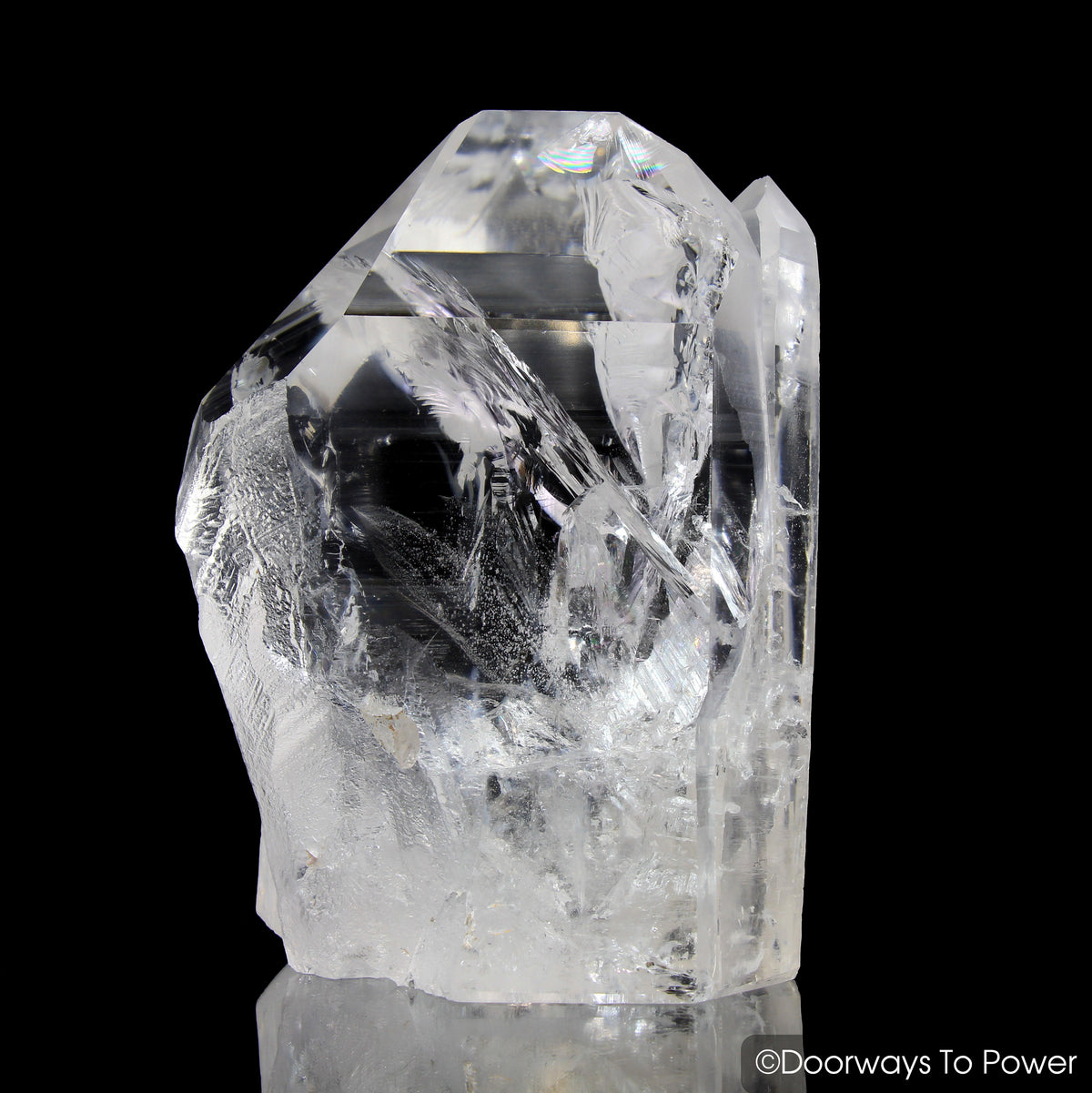 Lemurian Seed Pleiadian Starbrary Tantric Twin Record Keeper Crystal Point 'Museum Quality'