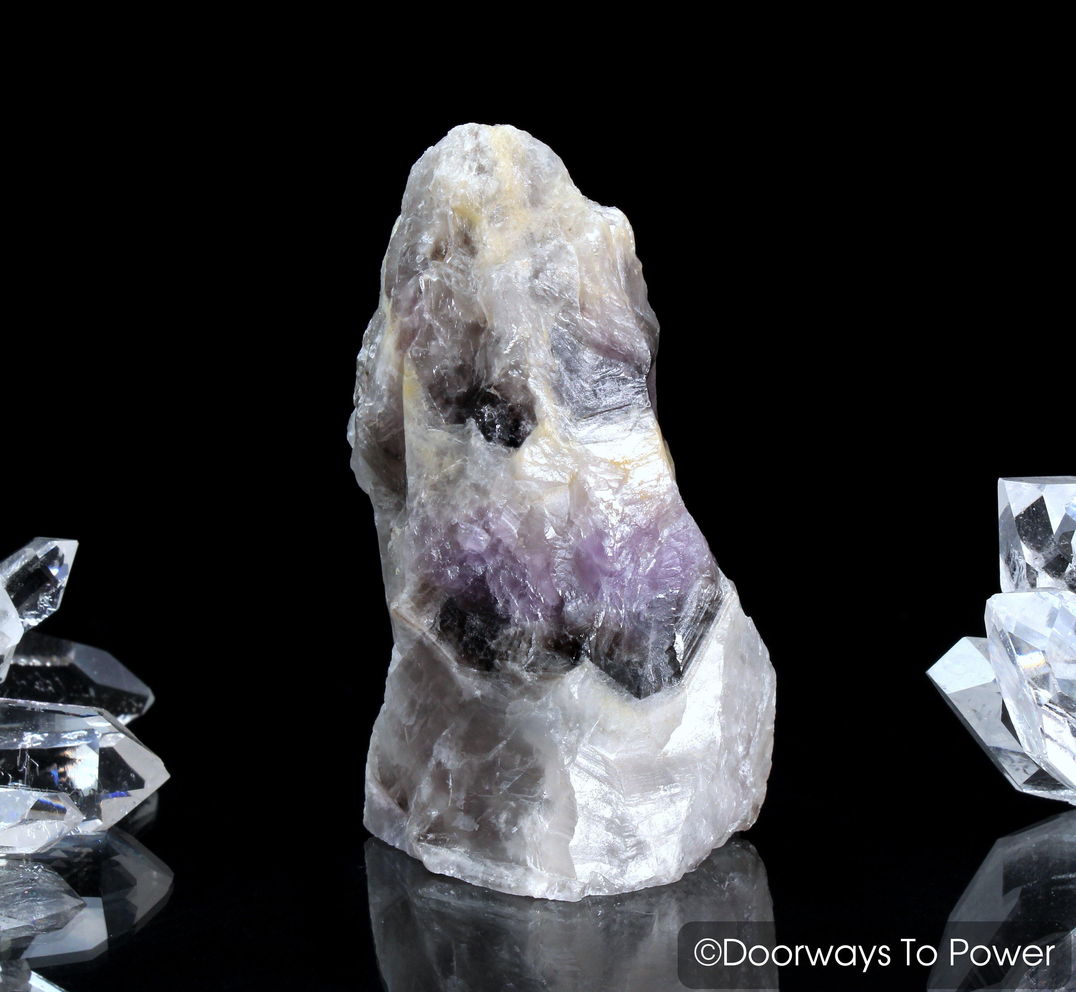 Amazez Amethyst Azeztulite Azozeo Crystal Altar Stone - Doorways to Power