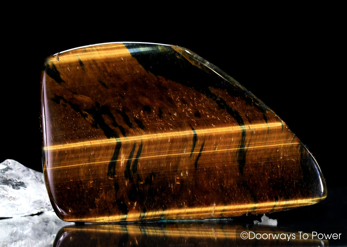 Tigers Eye "Voyager' Meditation Crystal "Discernment and Balance"