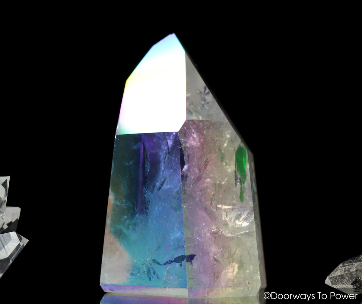 Lemurian Seed Aura Quartz Crystal Dow