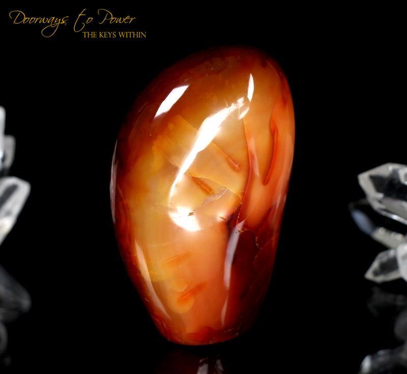 Carnelian Crystal Altar Stone 'Vitality & Energy'