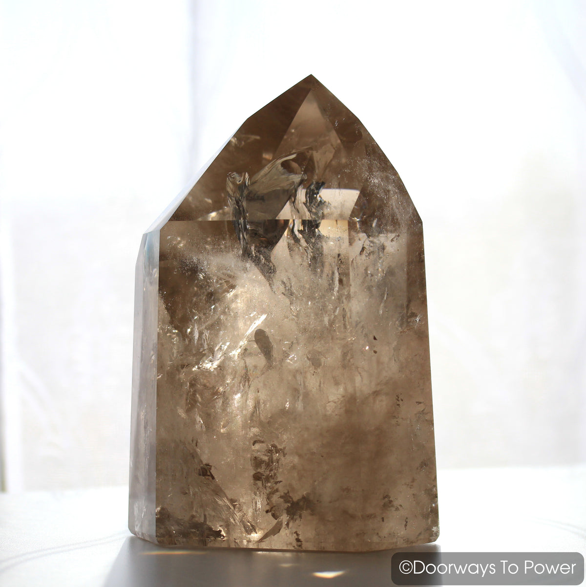 John of God Crystal Smoky Quartz Casa Crystal Altar Stone 