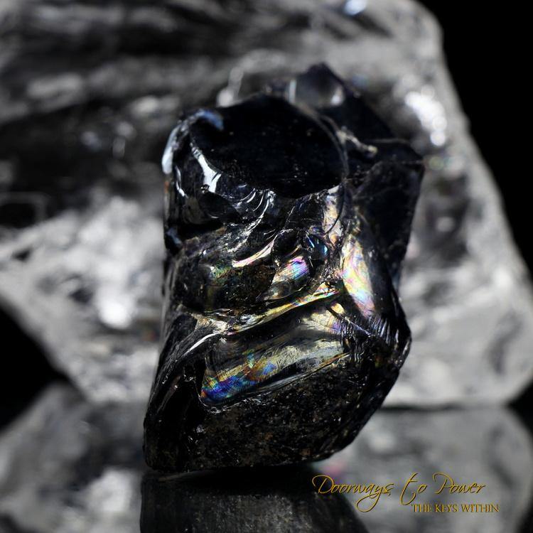 Iridium Black Monatomic Andara Crystal 'Mastery'