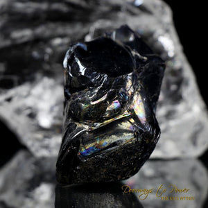 Iridium Black Monatomic Andara Crystal 'Mastery'