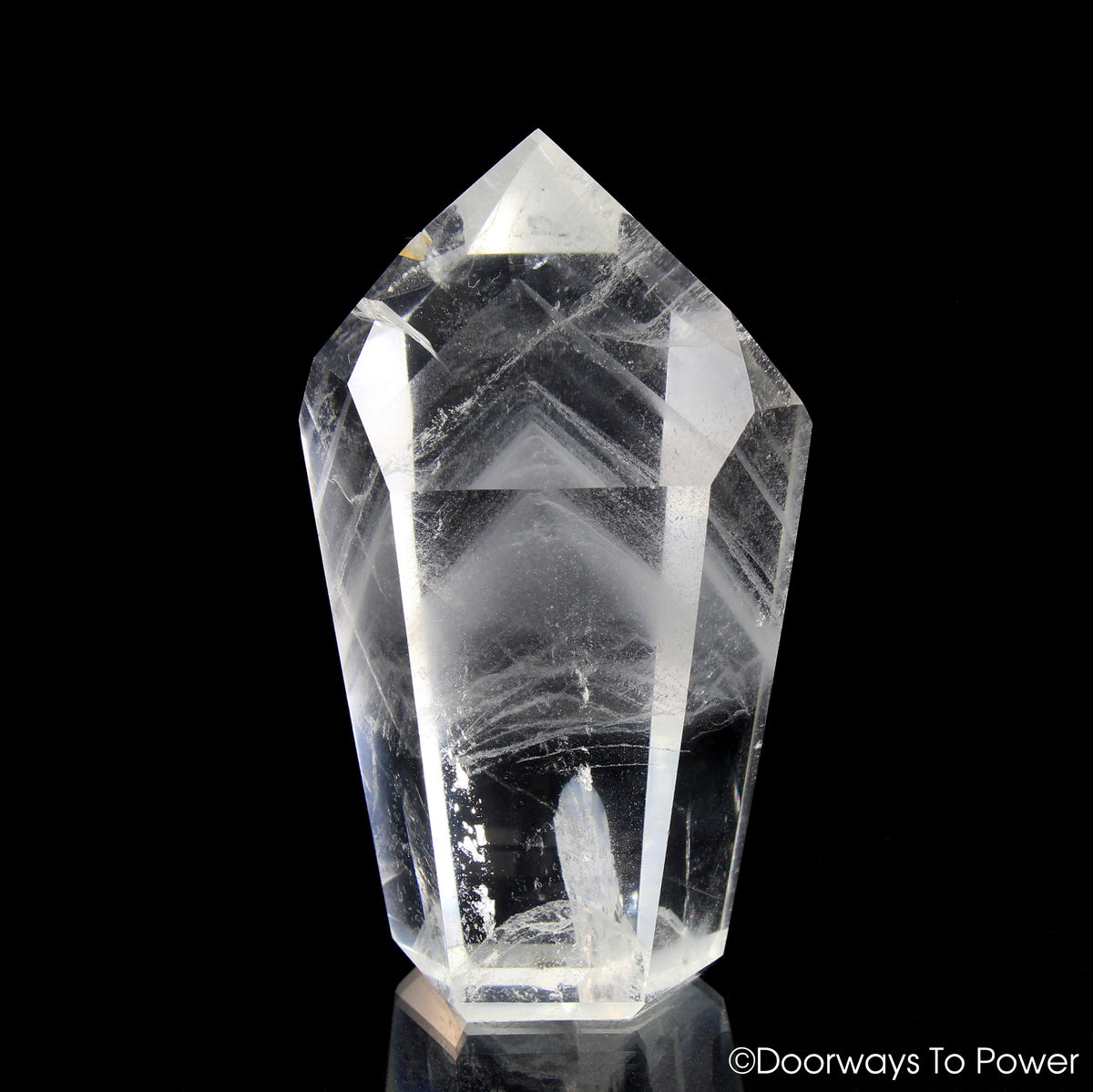 John of God Phantom Quartz Temple Heart Dow Casa Crystal Point 'Healing Layers'