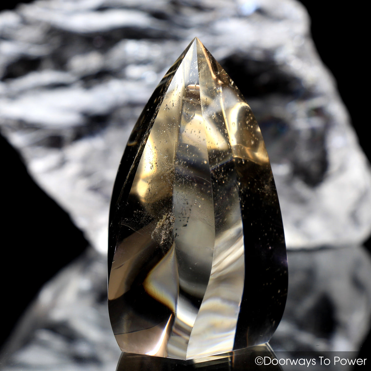 John of God Citrine Quartz Crystal