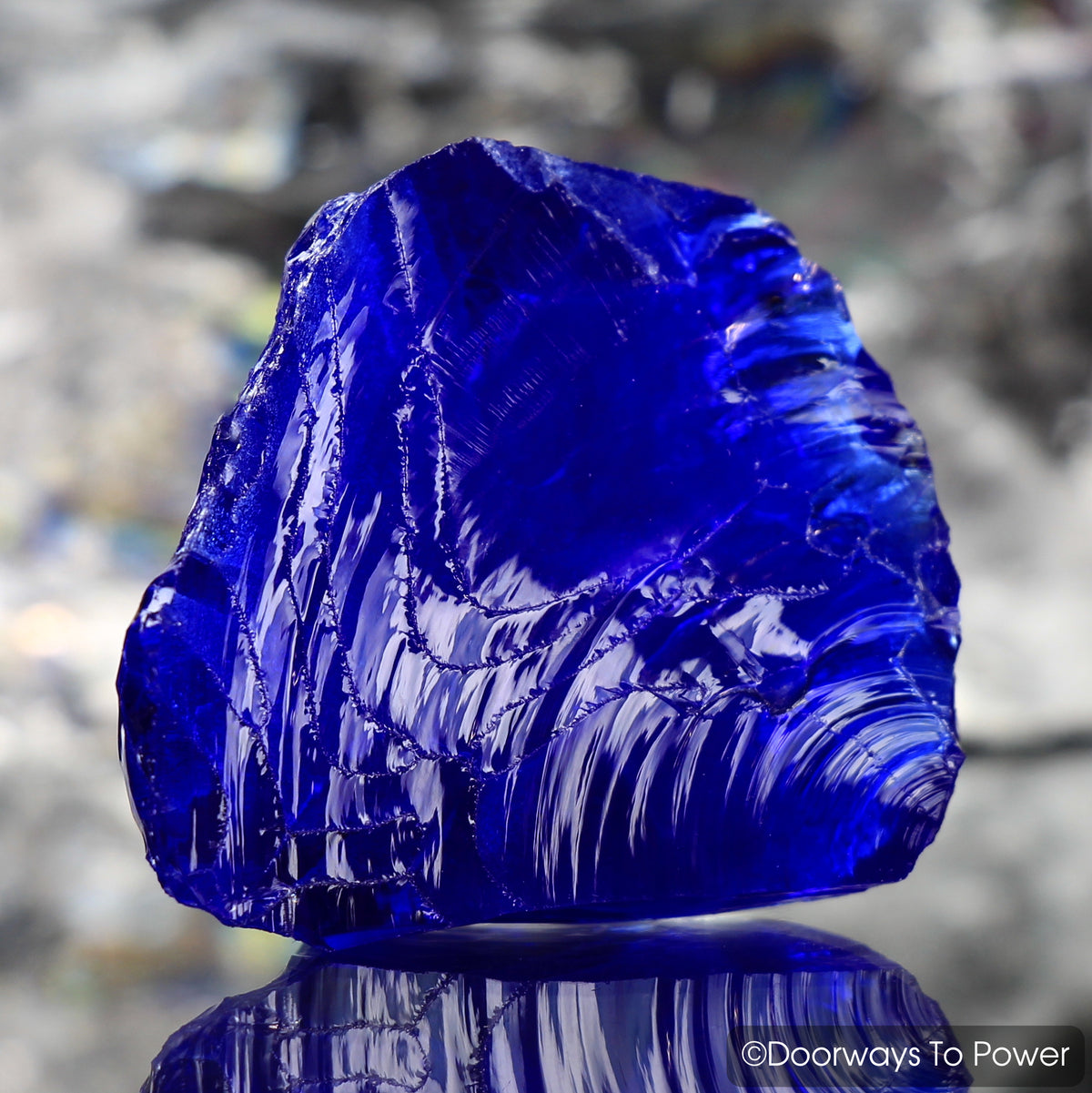 Tanzanite Fire Elestial Sapphire Monatomic Andara Crystal Glass 