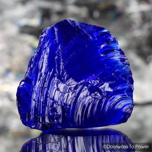 Tanzanite Fire Elestial Sapphire Monatomic Andara Crystal Glass 